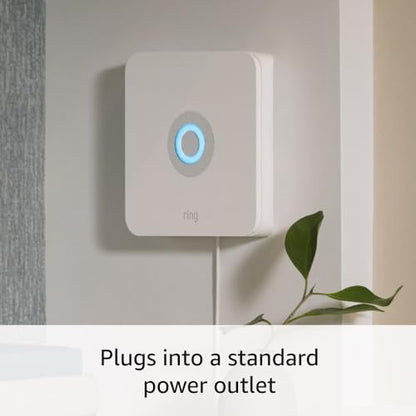 Ring Alarm Base Station (2nd Gen) — 104 dB Siren, Built-in Backup Battery, Connects to Ring Alarm Sensors and Keypad, sold separately