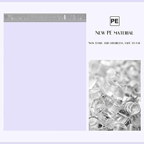 Metronic Large Poly Mailers 24x24 100 Pcs, Strong Adhensive Shipping Bags for Clothing, Waterproof Mailers Bags for Small Business, Shipping Envelopes, Tear-resistant Mailing Bags in Lilac Purple