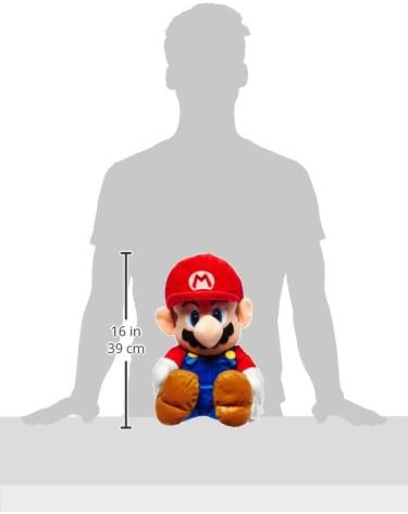 Super Mario Kids Bedding Super Soft Plush Cuddle Pillow Buddy, One Size, By Franco