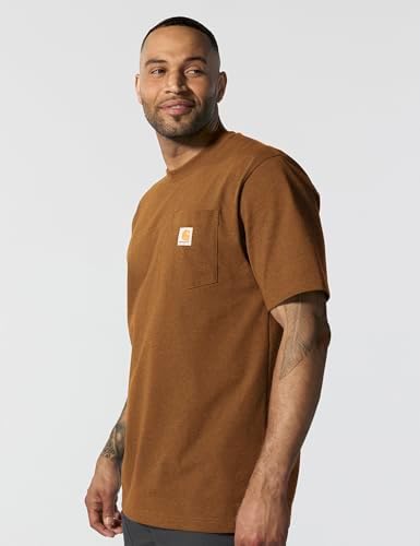 Carhartt Men's Loose Fit Heavyweight Short-Sleeve Pocket T-Shirt (Also Available in Big & Tall)