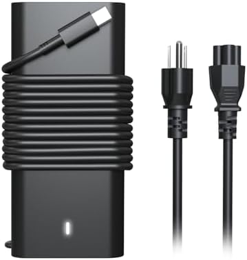 65W Type C USB C Laptop Charger Compatible with Dell Latitude Computer 5530 5420 5430 5520 5540 7430 7420 7440 7340 7530 7330 7320,Inspiron 14 7425 16 7620 XPS 2in1 Chromebook 3100 Power Adapter Cord