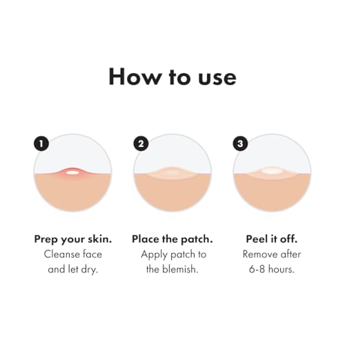 Mighty Patch™ Invisible+ Patch – The Barely-There Daytime Hydrocolloid Acne Pimple Patch for Covering Zits and Blemishes, Tapered Edges Designed to Blend Into Skin (72ct)