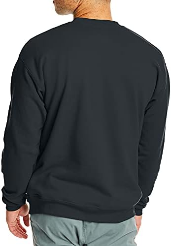 Hanes Men's EcoSmart Fleece, Pullover Crewneck Sweatshirt, 1 or 2 Pack