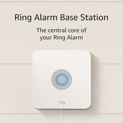 Ring Alarm Base Station (2nd Gen) — 104 dB Siren, Built-in Backup Battery, Connects to Ring Alarm Sensors and Keypad, sold separately