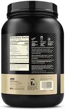 Optimum Nutrition Gold Standard 100% Whey Naturally Flavored Protein Powder, Vanilla, 1.9 Pound (Packaging May Vary)