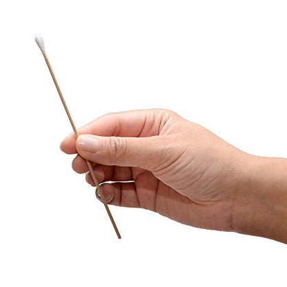 Dealmed 6" Cotton-Tipped Wood Applicators – 2,000 Sterile Cotton-Tipped Applicators for Application of Medication, Cleaning Skin, Arts, Crafts and More (Case of 2,000)