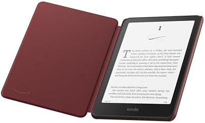 All-new Amazon Kindle Paperwhite and Kindle Colorsoft Case, Lightweight and Foldable Protective Cover - Premium Leather