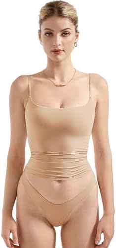 SUUKSESS Women Sexy Square Neck Tank Top Summer Y2K Going Out Basic Cami Shirt