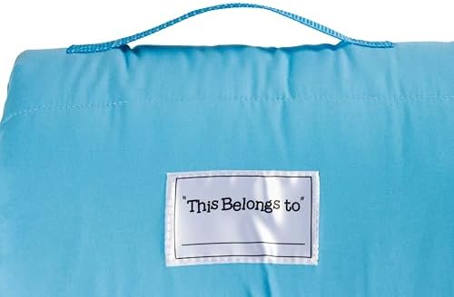 Jay Franco Toddler Nap Mat with Built-in Pillow and Blanket - Soft 46 x 20-inch Microfiber Kids Sleeping Bag for School or Sleepover, Yellow - Sesame Street