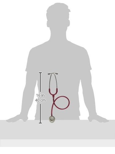 3M Littmann Lightweight II S.E. Stethoscope, 2451, 28" Burgundy Tube