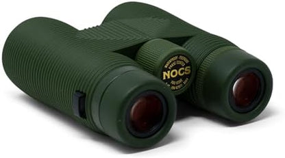 Nocs Provisions Pro Issue 8x42 Compact Fogproof Waterproof Binoculars for Adults & Kids, 8X Magnification, Wide View Multi-Coated Lenses for Bird Watching, Hunting & Stargazing - Canopy Green
