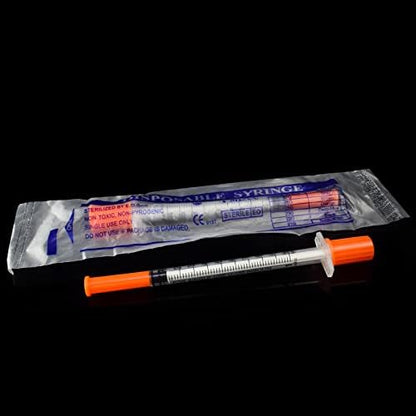 U100 1cc Syringe 30G 1/2 Inch 100 PCS,Independent Packing