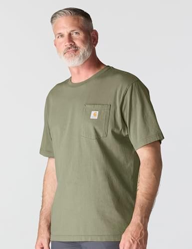Carhartt Men's Loose Fit Heavyweight Short-Sleeve Pocket T-Shirt (Also Available in Big & Tall)