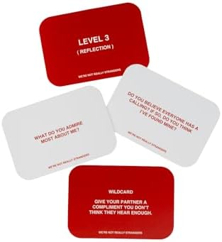 WE'RE NOT REALLY STRANGERS Card Game - 150 Conversation Cards for Couples, Friends, and Strangers - Icebreakers for Game and Date Nights, & Parties - Games for Adults and Teens, Ages 15+, 2-6 Players