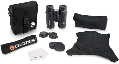 Celestron – TrailSeeker ED 8x42 Binoculars – Compact ED Binocular for Birdwatching and Outdoor Activities – Binocular with ED Objective Lenses – Fully Broadband Multi-Coated Optics – BaK4 Roof Prism.