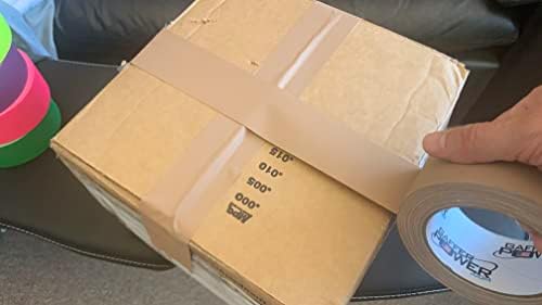 Gaffer Power Real Professional Grade Gaffer Tape, Made in The USA, Heavy Duty Gaffers Tape, Non-Reflective, Multipurpose. (2 Inches x 30 Yards, Tan)