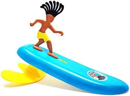 Surfer Dudes Classics Wave Powered Mini-Surfer and Surfboard Toy - Hossegor Hank