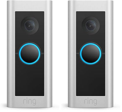 Ring Wired Doorbell Pro (newest model) – Best-in-class with cutting-edge features (existing doorbell wiring required) | 2-Pack