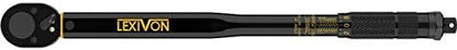 LEXIVON Torque Wrench 1/2-Inch Drive Click 10~150 Ft-Lb/13.6~203.5 Nm (LX-183)