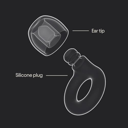 Loop Quiet 2 Ear Plugs – Ultra-Comfy Reusable Noise-Reducing Earplugs for Sleep, Deep Focus, Travel, Noise Sensitivity | Flexible Hearing Protection | Customizable Fit | 24dB (SNR) Noise Reduction