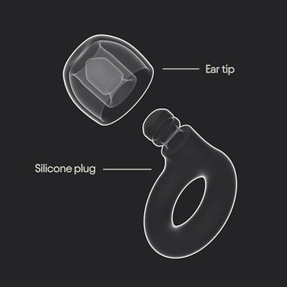 Loop Quiet 2 Ear Plugs Ultra-Comfy Reusable Noise-Reducing Earplugs for Sleep, Deep Focus, Travel, Sensitivity | Flexible Hearing Protection | Customizable Fit | 24dB (SNR) Noise Reduction