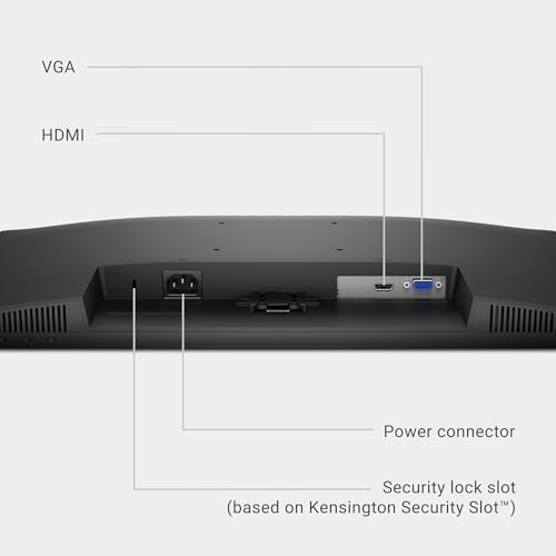 Dell 24 Monitor - SE2425HM - 23.8-inch Full HD (1920x1080) 16:9 100Hz Display, IPS Panel, 16.70 Million Colors, Anti-Glare, 1 HDMI / 1 VGA Port, TÜV Rheinland 3-Star*, Comfortview Plus - Black
