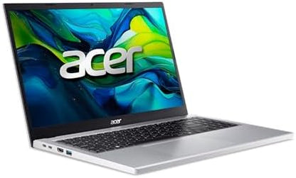 Acer Aspire Go 15 AI Ready Laptop | 15.6" Full HD (1920 x 1080) IPS Display | Intel Core 3 Processor N355 | Intel Graphics | 8GB DDR5 | 128GB UFS | Wi-Fi 6 | Windows 11 Home in S Mode | AG15-32P-39R2