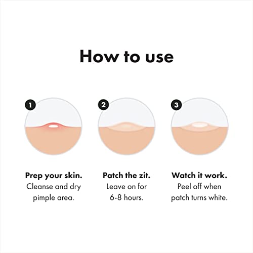 Mighty Patch™ Invisible+ Patch - Daytime Hydrocolloid Acne Pimple Patches for Covering Zits and Blemishes, Ultra Thin Spot Stickers for Face and Skin (24 Medium and 15 Small Patches)