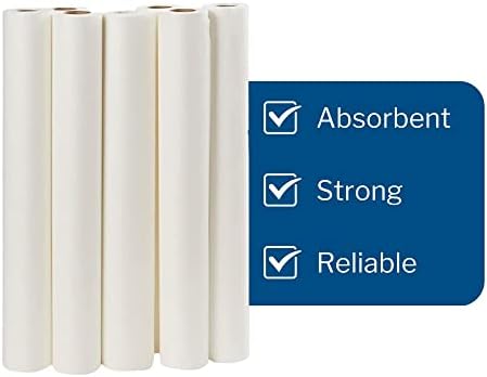 McKesson Medical Exam Table Paper [12 Rolls] – Bed Table Sheet Cover for Diaper Changing, Waxing, Nursing, Chiropractor, Patternmaking, Tracing - Premium Smooth Paper Roll - White, 21 in x 200 ft
