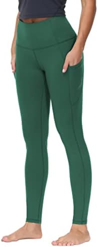 THE GYM PEOPLE Thick High Waist Yoga Pants with Pockets, Tummy Control Workout Running Yoga Leggings for Women