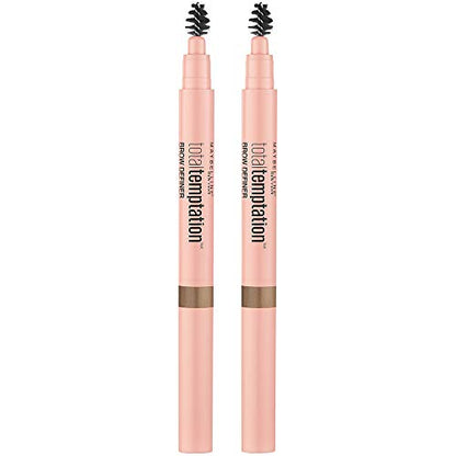 Maybelline Total Temptation Eyebrow Definer Pencil, Blonde, 2 Count
