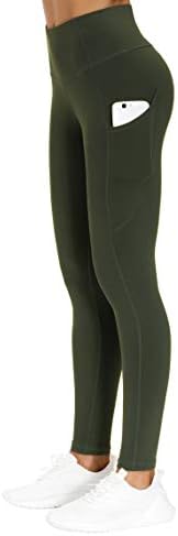 THE GYM PEOPLE Thick High Waist Yoga Pants with Pockets, Tummy Control Workout Running Yoga Leggings for Women