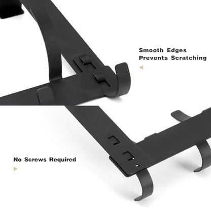 Door Hanger Hook, Over The Door Hooks for Hanging, Over The Door Towel Racks for Bathroom, Over The Door Hanger - 5 Triple Hooks for Towel, Clothes and Hat (Black, 2 Pack), TRI-1P