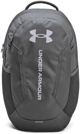 Under Armour Unisex-Adult Hustle 6.0 Backpack, (025) Castlerock / / Steel, One Size Fits Most