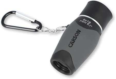 Carson MiniMight 6x18mm Pocket Monocular with Carabiner Clip (MM-618)
