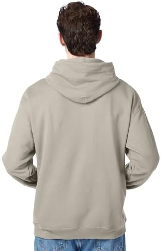 Hanes EcoSmart Hoodie, Midweight Fleece, Pullover Hooded Sweatshirt for Men