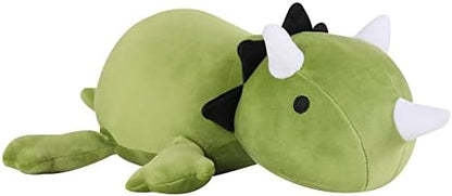 SQEQE Weighted Dinosaur Plush, Weighted Dinosaur Stuffed Animal, Dino Plushies Dino Pillow Toy Gift for Kids Adults 23.6 Inch, 3.1 Lbs
