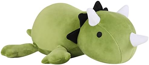 SQEQE Weighted Dinosaur Plush, Weighted Dinosaur Stuffed Animal, Dino Plushies Dino Pillow Toy Gift for Kids Adults 23.6 Inch, 3.1 Lbs