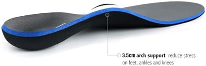 Plantar Fasciitis Feet Insoles Arch Supports Orthotics Inserts Relieve Flat Feet, High Arch (Mens 7-7 1/2 | Womens 9-9 1/2)
