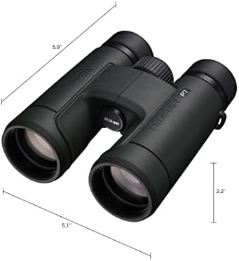 Nikon PROSTAFF P7 10x42 Binocular | Waterproof, fogproof, Rubber-Armored Full-Size Binocular, Oil & Water Repellent Coating & Locking Diopter | Official Nikon USA Model