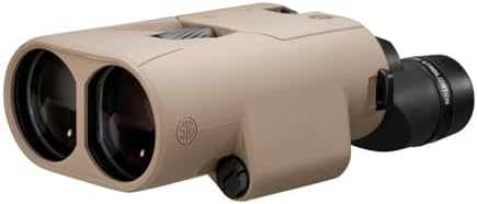 SIG SAUER ZULU6 HDX PRO 16x50mm Waterproof Fogproof Durable FDE Image Stabilized Hunting Binoculars, Multicoated Anti-Glare Lenses, Up to 40 Hours Runtine, Carrying Case & Carrying Strap Included