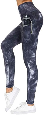 THE GYM PEOPLE Thick High Waist Yoga Pants with Pockets, Tummy Control Workout Running Yoga Leggings for Women