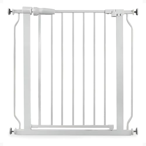 BalanceFrom Walk Thru Safety Gate for Baby and Pets, Doorways, Stairways, Hallways, Fits 29.1-33.8 Inch Openings, 36 Inch Height, Graphite