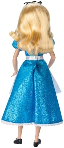 Disney Store Dolls & Games Princess Classic Doll (Alice), 11 Inches, Includes Brush with Molded Details, Fully Posable Toy in Classic Outfit Princess Toys