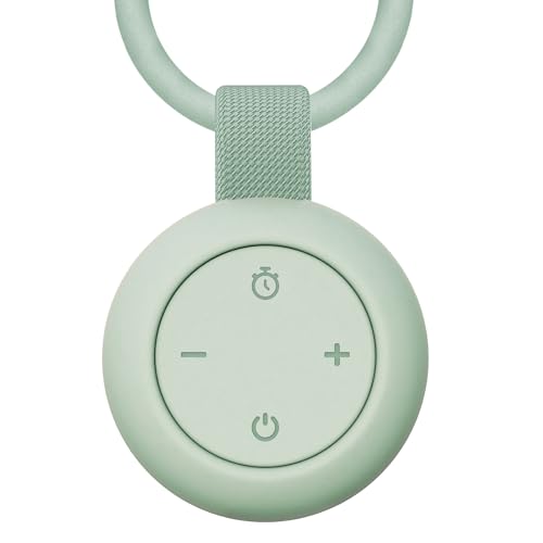 Portable Baby Sound Machine [White Noise for Babies Kids Adults][Sleep Soother][Timer Function][12 Soothing Sounds] 15 Hours Battery Life, Registry Gift,Shower,Clips on Baby Stroller.Mint