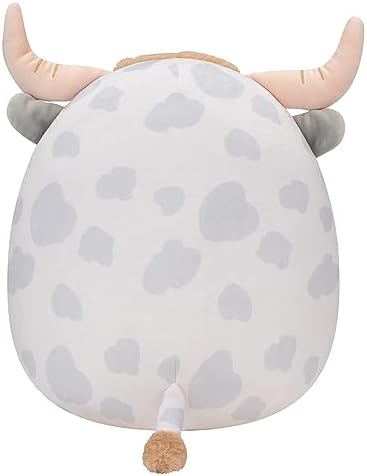 Squishmallows Original 12-Inch Borsa Spotted Highland Cow - Medium-Sized Ultrasoft Official Jazwares Plush