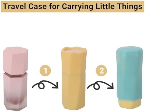 Silicone Bottle Covers Travel Essentials for Women Men, Beach Vacation Essentials, Travel Size Toiletries Accessories, Cruise Ship Essentials 2025, Must Haves, Leak Proofing