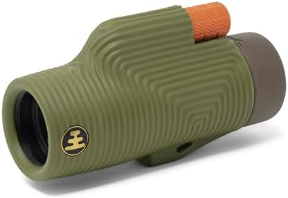 Nocs Provisions Zoom Tube 8x32 Monocular, 8X Magnification Telescope, Bak4 Prism, Wide Field of View for Bird Watching, Backpacking & Wildlife Viewing - Juniper Green II