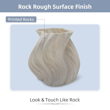 Geeetech Marble PLA Filament, 1.75mm 3D Printer Filament 1kg(2.2lbs), Dimensional Accuracy +/- 0.02 mm, Marble White-Brown Stone Color, Fit Most FDM Printer