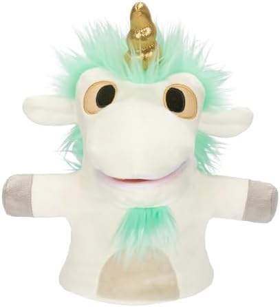 Bluey Unicorse & Bob Bilby Hand Puppet Plush 2-Pack – 8-9” Soft Deluxe Fabric, Embroidered Details, Perfect for Toddler Hands, Imaginative Play, Official Bluey Toys, Amazon Exclusive